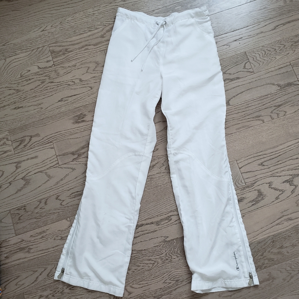 Y2K champion white track pants